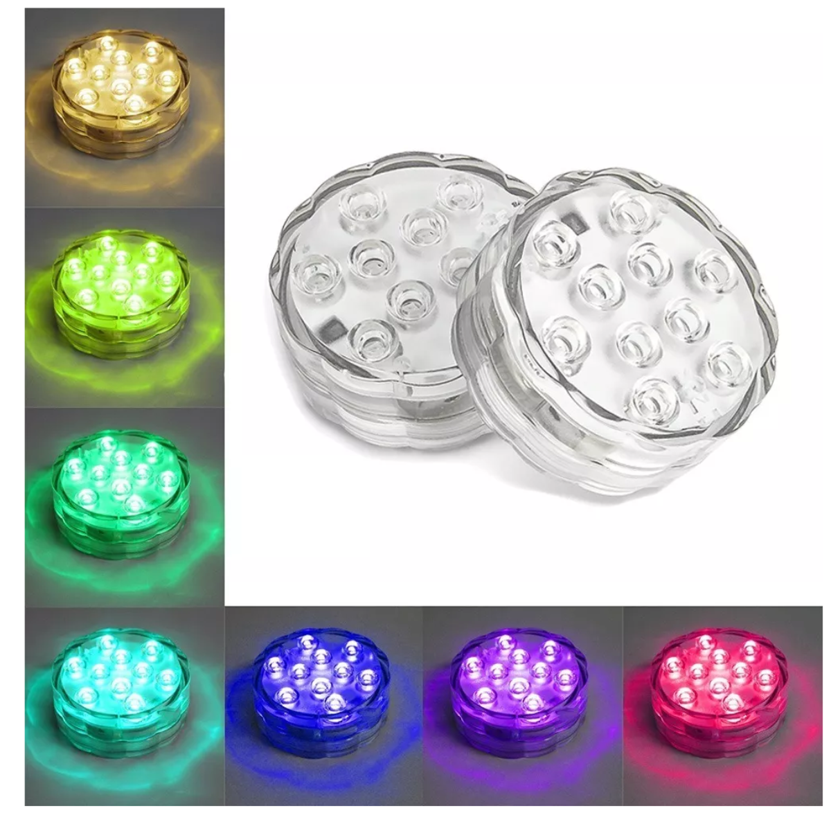 Kit de iluminación RGB para piscinas - Inalámbrico con control remoto