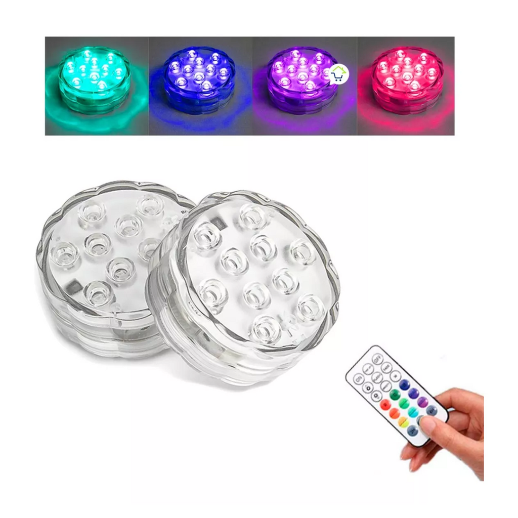 Kit de iluminación RGB para piscinas - Inalámbrico con control remoto